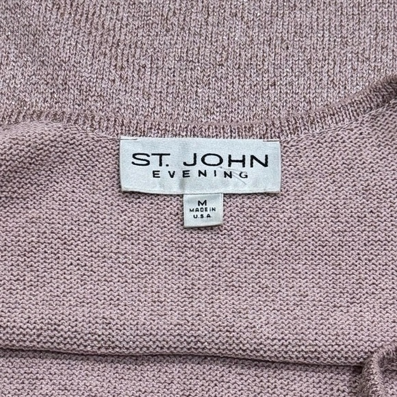 Vintage‎ Y2K St. John Collection Pink Sparkle Babydoll Tank Party Size M - Picture 7 of 10